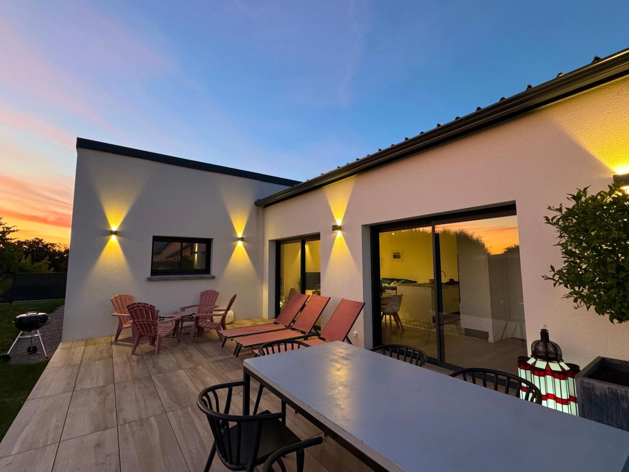 Maison Neuve 4 Etoiles Plain-Pied Proche De La Mer Plurien ภายนอก รูปภาพ